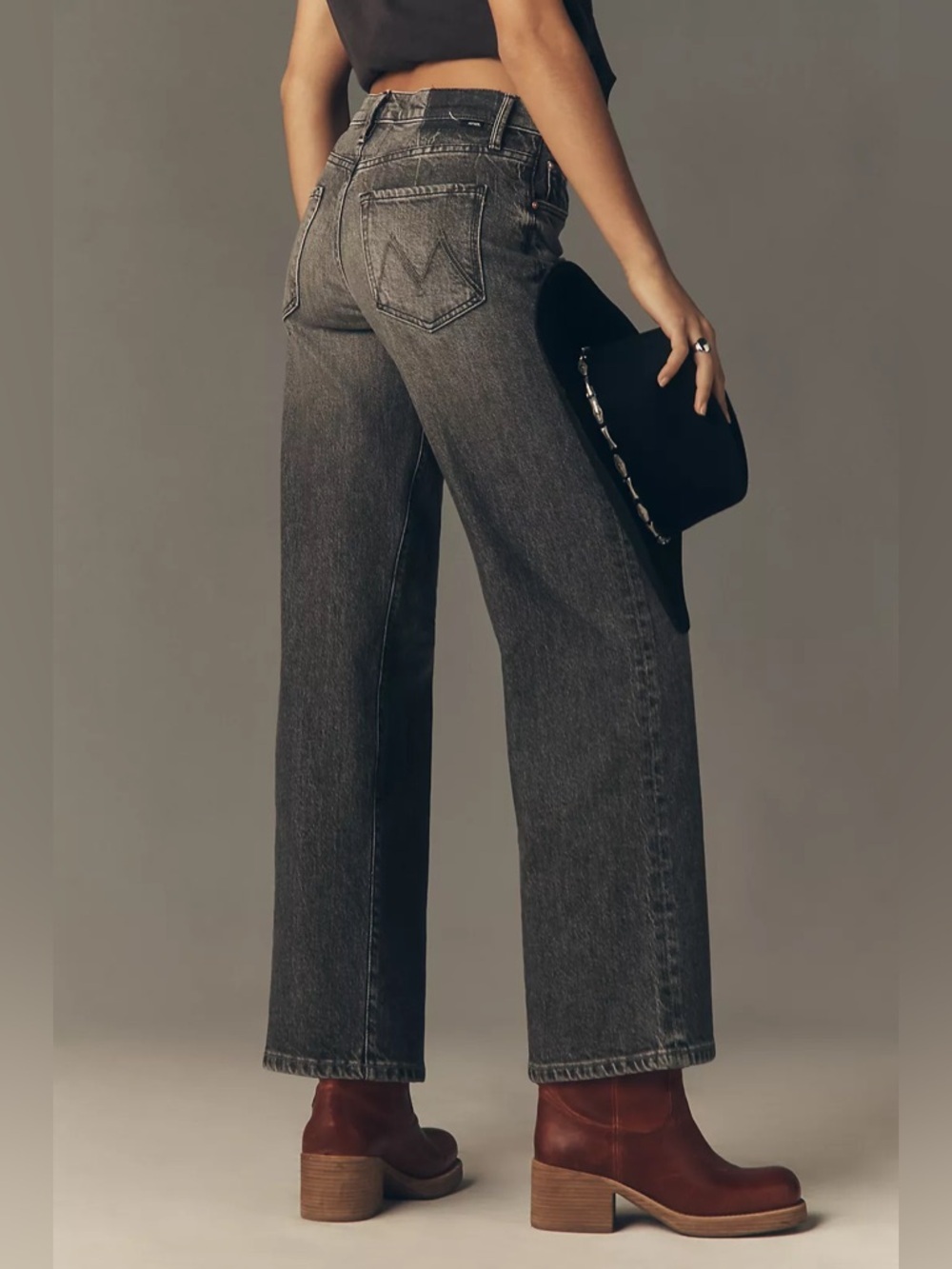 MOTHER Maven Ankle Fray Jeans in Magpie 24